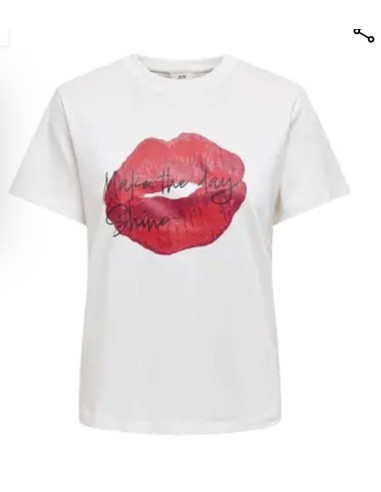 Camiseta labio