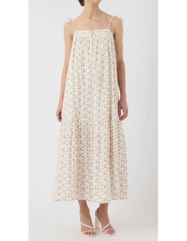Vestido estampado flores
